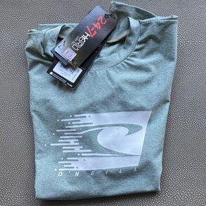 NWT O’Neill Kids Blue Green Gray Rashguard